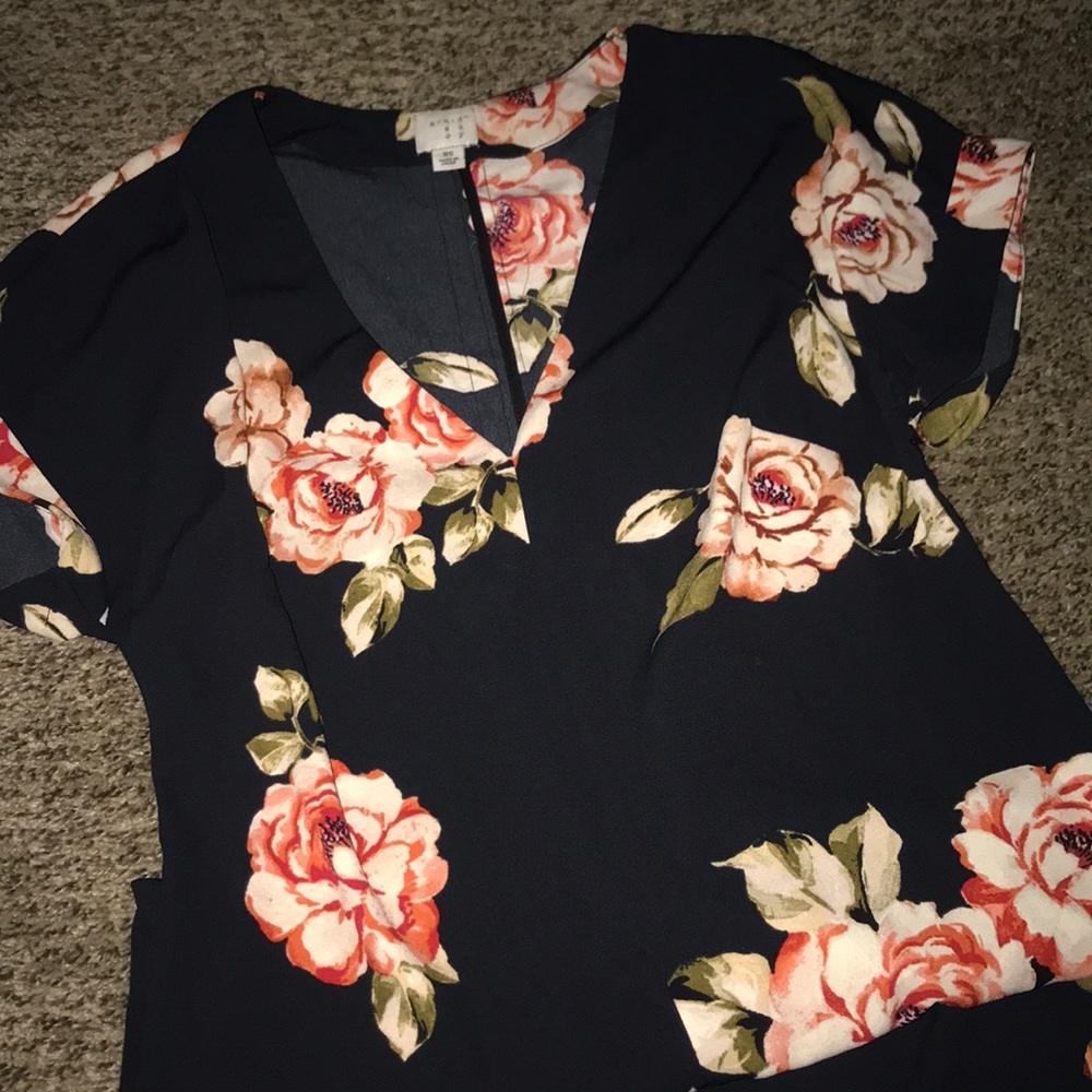 A New Day black floral dress